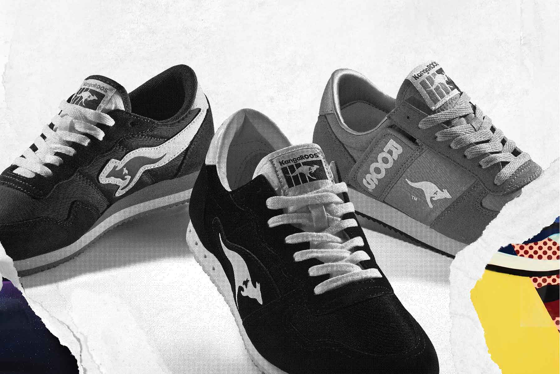 retro kangaroos shoes